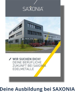 Deine Ausbildung bei SAXONIA